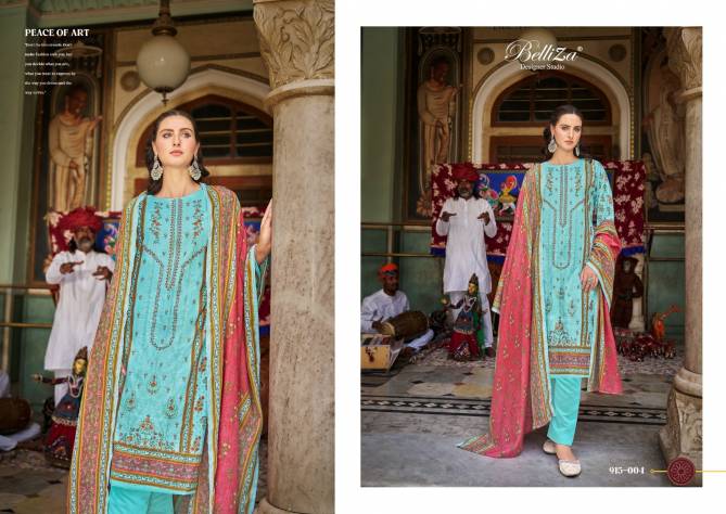 Bin Saeed Vol 4 By Belliza Summer Digital Printed Pure Cotton Dress Material Wholesalers In Delhi
